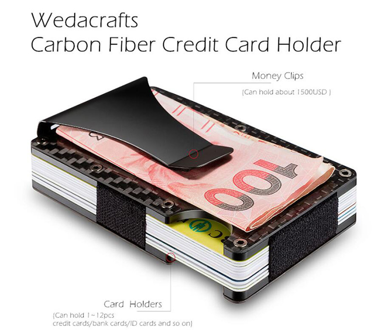 Carbon Fiber Card Holder